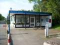 Anmeldung und Einfahrt vom Campingplatz Hohes Ufer in Ostermade